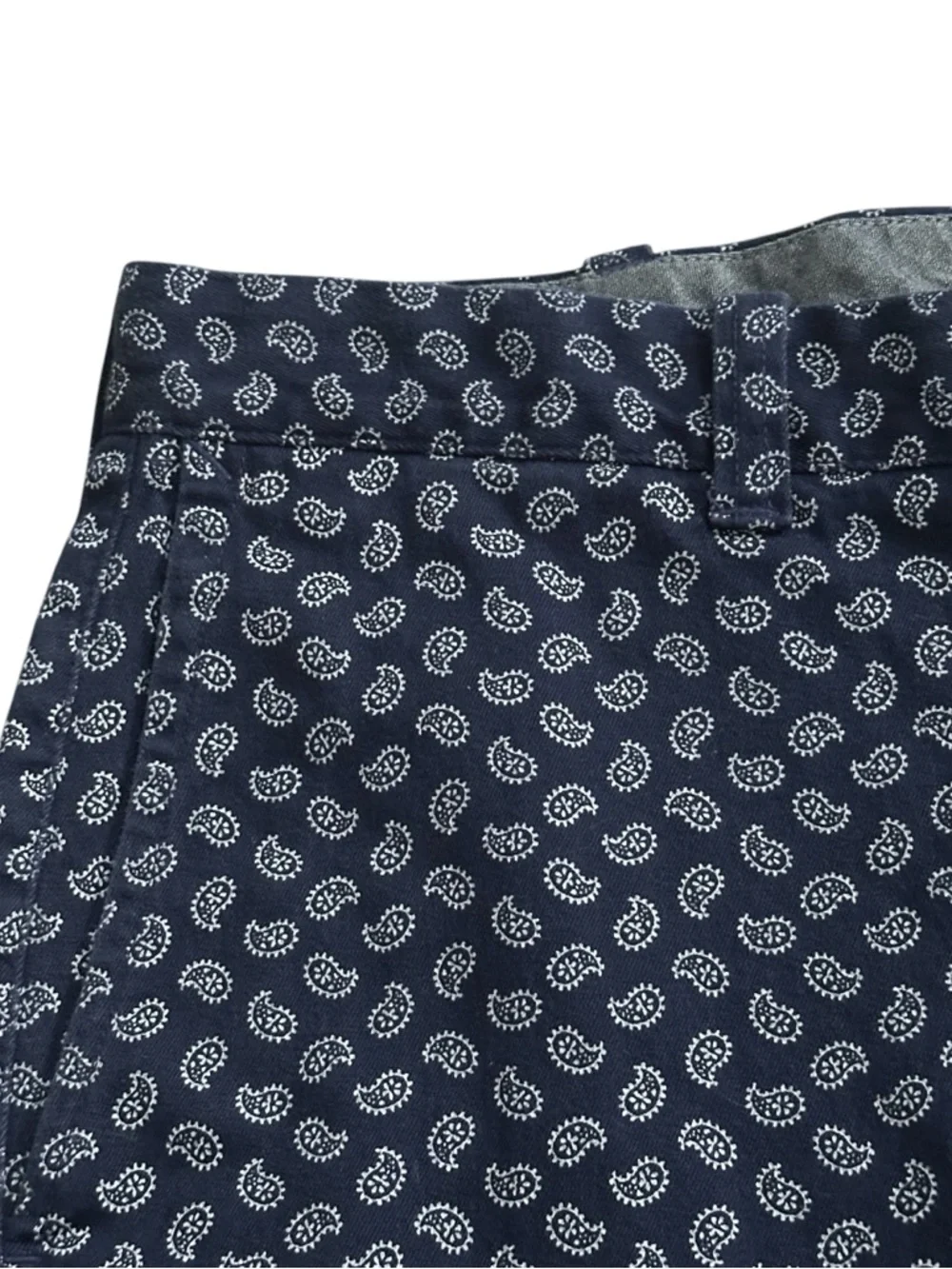 J. Crew Chino‎ Flat Front Paisley Shorts Men’s 34